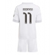 Real Madrid Rodrygo Goes #11 Hjemmedraktsett Barn 2025-26 Kortermet (+ Korte bukser)
